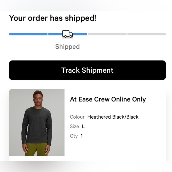 lululemon At Ease Crew Neck - Picture 5 of 5